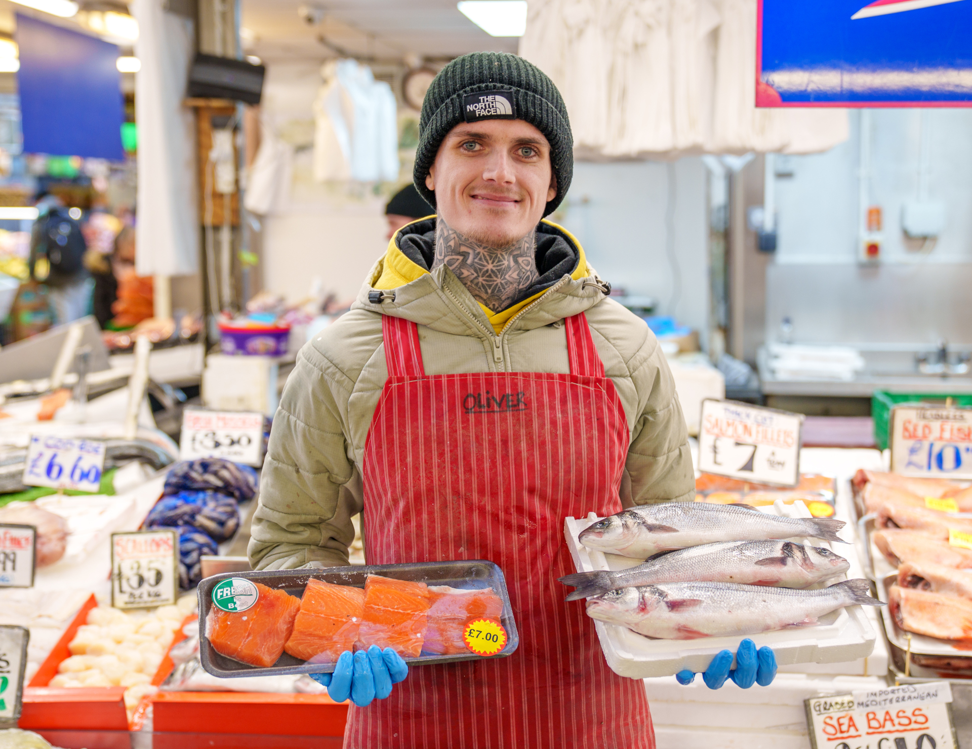 Fish stallholder