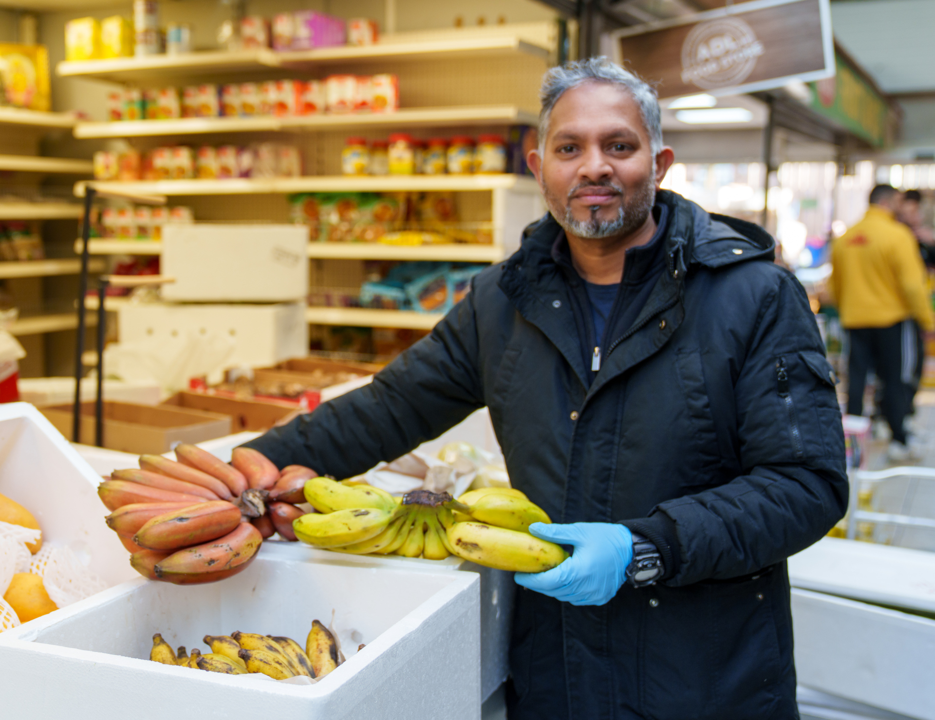 Fruit and veg stallholder